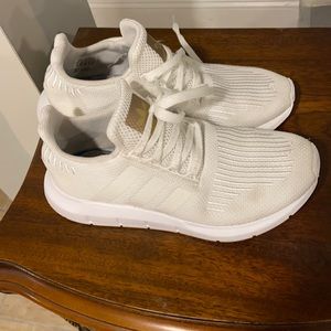 White Adidas size 8